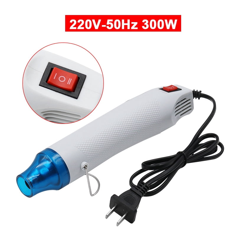 New Adjustable Temperature Hot Air Gun 220V 50HZ 300W EU Plug China Plug  DIY Soldering Dryer Mini Blower For Crafts Shrink Tube