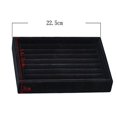 thumbnail image 2 of MGAXYFF Velvet Ring Jewelry Display Trays, Cufflinks Showcase Holder Organizer, Black, 2 of 5