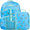 Disney’s Stitch Blue, variant on Disney Princesses 2-Piece 16" Premium Backpack & Lunch Kit Set For School And Travel