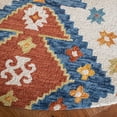 thumbnail image 3 of SAFAVIEH Aspen Pemala Abstract Area Rug, Ivory/Blue, 7' x 7' Round, 3 of 10