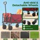 thumbnail image 4 of Carro utilitario plegable DUMOS 150 kg rojo, 4 of 7
