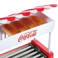 Nostalgia CocaCola Hot Dog Machine Cooker, Rotating Appliance with 8