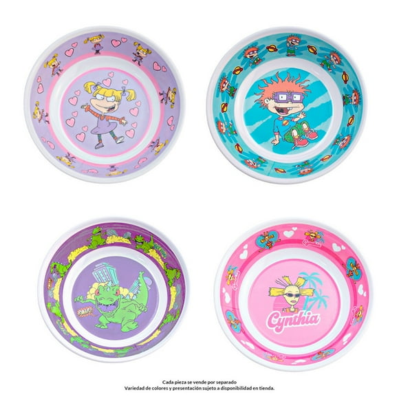 Tazón Mediano de Melamina Prichos Rugrats Varios Modelos 1 Pieza