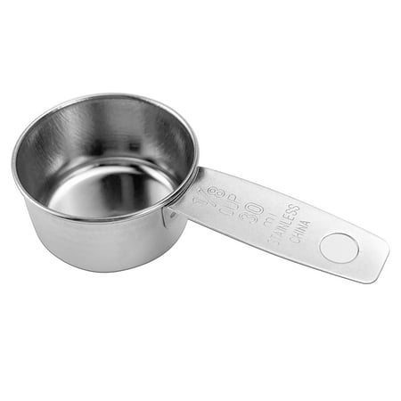 

Uanit 1/8 Cup Measuring Cup 1.01 Oz Scoop Stainless Steel Measuring Cups Coffee Scoops Measuring Scoops for Canisters Tablespoon Measure Spoon Short Handle Cooking Measuring Scoop