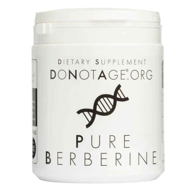 DoNotAge Pure Berberine 60 capsules - 500mg - Antioxidant - Anti-Aging Supplement, Vegan