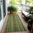 thumbnail image 6 of Addison Rugs Chantille Indoor/Outdoor Transitional Stripes Green Washable Runner Rug, 2'3" x 7'6", 6 of 6