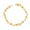 Gold Color, variant on Europe America Classic Simple Style Men Women Lady 14K Yellow Gold U Shape Chain Bracelet 2 Color