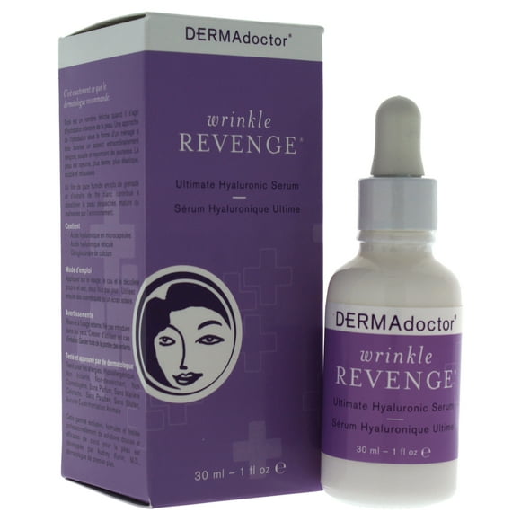Wrinkle Revenge Ultimate Hyaluronic Serum by DERMAdoctor for Women - 1 oz Serum