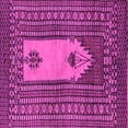 thumbnail image 1 of Ahgly Company Indoor Square Abstract Pink Modern Area Rugs, 6' Square, 1 of 4