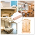 thumbnail image 7 of 100 Pcs Wooden Dowel Pins, 10 x 40mm (0.39 x 1.57 Inch) Wood Dowels Rods, Fluted Dowel Joints, 7 of 7
