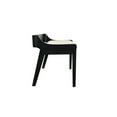 thumbnail image 4 of Boraam Rasmus Wood Dining Bench - Cream/Black, 4 of 7