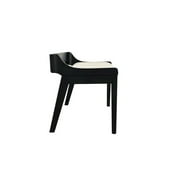 Boraam Rasmus Wood Dining Bench - Cream/Black