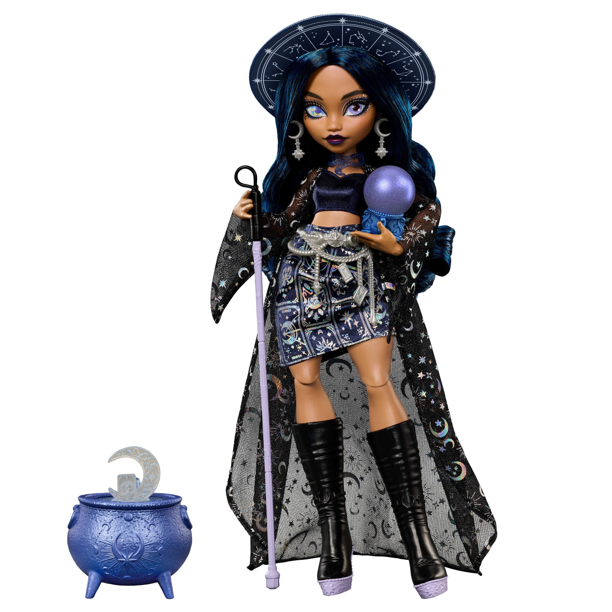 Moonspell Magic by Monster High Claire de Luna Fashion Doll, Clairvoyant Witch with Accessories