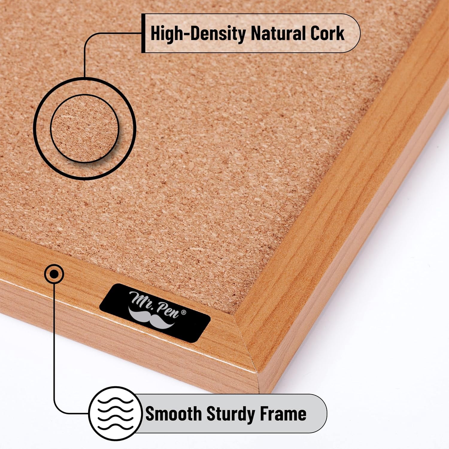 - Cork Notice Board, 36 X 24 Inches, Bulletin Board for Walls, Pin Boards, Framed Corkboard, Decorative Hanging Perfect Office & Home Decor