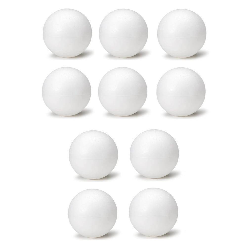 8 Inch Foam Ball Polystyrene Balls for Art & Crafts Projects Walmart