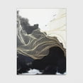 thumbnail image 2 of Modern Abstract Black And Beige Gold Lines Area Rug Art Marble Waves Rugs Living Room For Bedroom Dining Home Office Soft Rugs Carpets-1, 2 of 7