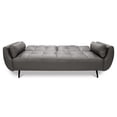 thumbnail image 3 of Sala de Piel Genuina 3-2 Sofá Cama y Love Seat, 5 plazas, Modelo Toronto, Color Gris Oxford, Elegante, comodo y Moderno, Hecho en Mexico. Medidas: Sofá 220 X 90 X 80 cm, Love Seat 156 X 90 X 80 cm., 3 of 10