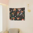thumbnail image 3 of Kdxio Mushroom With Snails Wall Hanging Tapestries Banner For Bedroom College Dorm Home Living Room Party Decor 29X37 In, 3 of 8