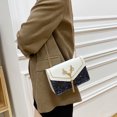 thumbnail image 4 of Bolsos cruzados de Color contrastante para mujer DQrwqpou con cadena y borlas de lentejuelas, 4 of 6