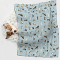 thumbnail image 6 of Sigee Cartoon Doodle Puppy for Pet Blanket for Dog Cat Puppy Blanket Cat Blankets for Small and Medium Pets-Small, 6 of 8
