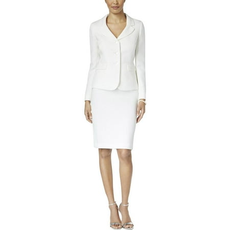 - Womens Monte Carlo Textured 2PC Skirt Suit