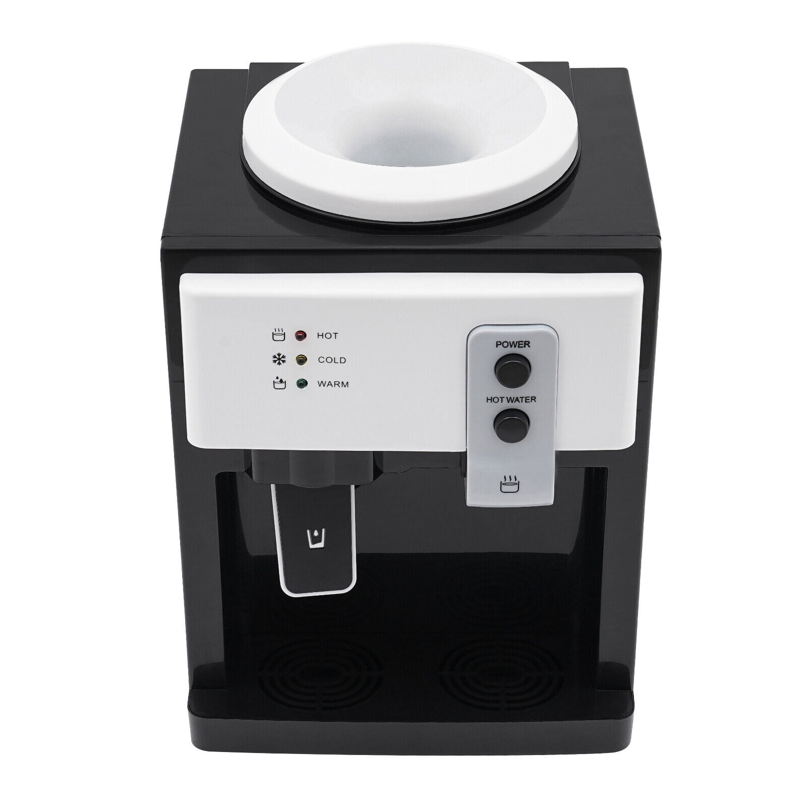 5 Gallon Top Loading Water Cooler Dispenser Countertop Hot & Cold Drinking Machine 110V