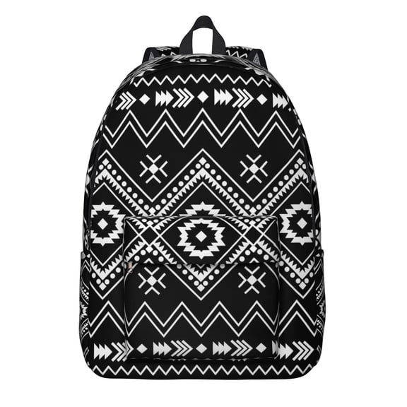 Unique Boho Backpack for Ladies: Bohemian Style Rucksack with Front Pocket, Sturdy & Lightweight, Great Gift for School, College, Commuting, Work, Travel, Vacation & Daily Errands.