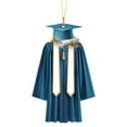 thumbnail image 2 of Aodebiao 2025 Graduation Gown Ornament - Wood & Acrylic Graduation Party Decor with Hanging String, Durable Graduation Gift Idea for High School & College, Christmas Tree Ornament & Keepsake Display, 2 of 5