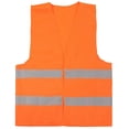 thumbnail image 4 of Paste Front Warning Safety Wear Safety Vest Outdoor Construction Workwear High Visibility Vest Reflective Vest Cycling Reflective Clothing 8, 4 of 8