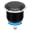 Black, variant on Suodoka 19mm Metal Push Button Switch Flat Head Full Oxidation Self Reset Jog Screw Foot Power Control 220V Waterproof Electrical Component Black 0.75 inches