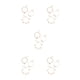 thumbnail image 3 of sweethay Tobillera de moda de 3 piezas, joyería para pies, decoraciones para pies descalzos femeninos, estilo moderno, joyas llamativas Type2 NO2, 3 of 6