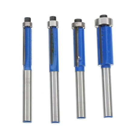 

4pcs TCT Milling Cutter 2-Flutes 1/4 Straight Milling Cutting Router Bit