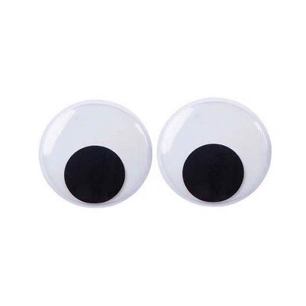 Black And White Plastic Swinging Eyes Refrigerator Stickers Fun Diy Stickers Eye Bench Doll