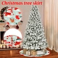 thumbnail image 3 of Lace-up Christmas Tree Skirt 35Inch, Christmas Tree Mat Decorations for Christmas Trees, 3 of 5