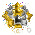 thumbnail image 2 of Kit 50 Globos Estrella Decoracion De Cumpleaño Fiesta Xtellar multicolor, 2 of 3