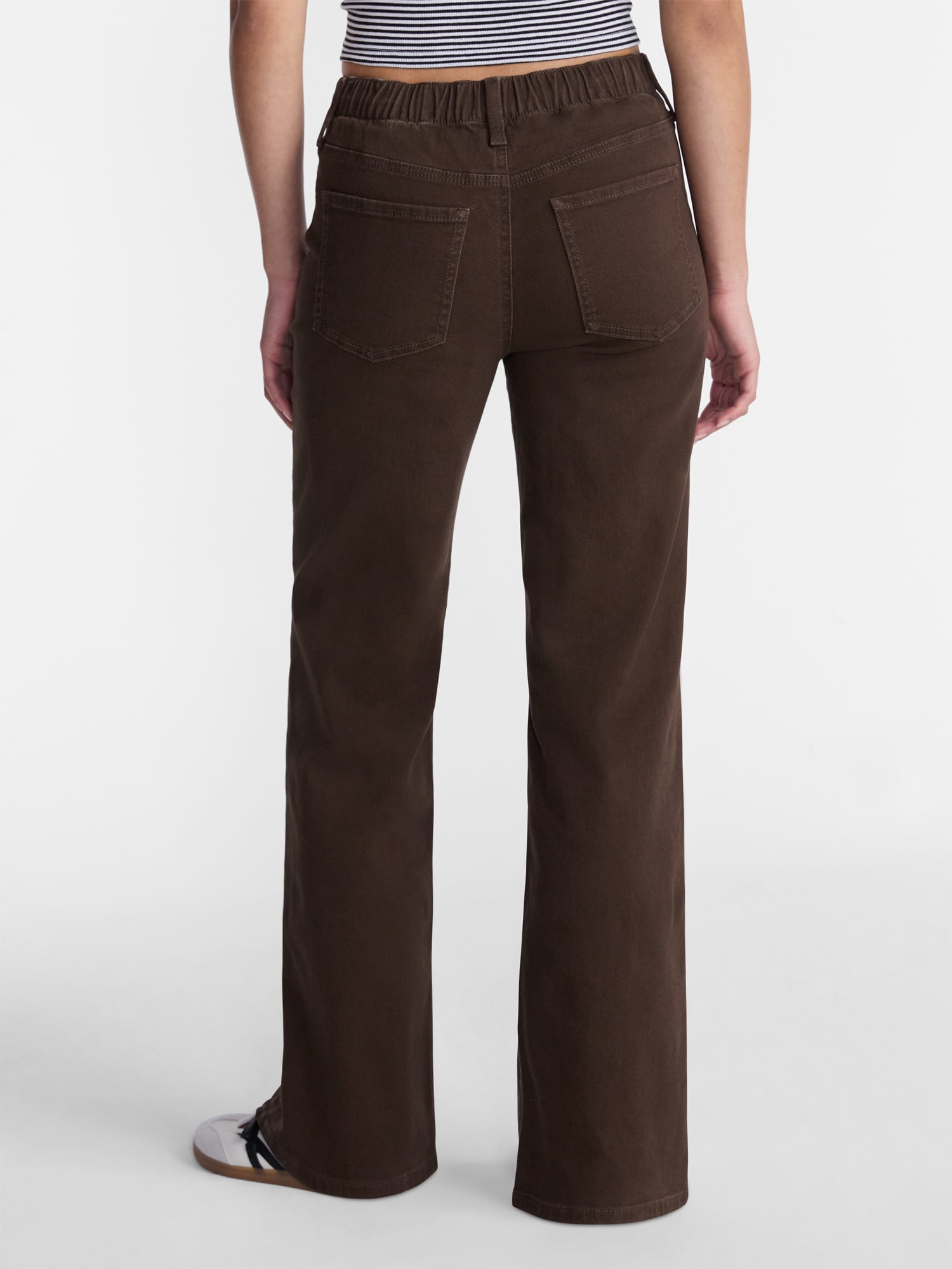 No Boundaries High Rise Baggy Wide Leg Jeans, 30'' Inseam, Women's and Women's Plus, Sizes XXS-4X