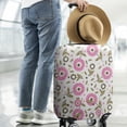 thumbnail image 2 of Pioneer Flower Floral Print Pattern Luggage Cover Fashion Suitcase Cover Baggage Covers Fit 25-28 Inch Luggage (Go Travel), 2 of 5