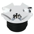 thumbnail image 2 of Bouchon de Réservoir de Carburant pour Moto, Couvercle de Réservoir d'Huile Résistant à l'Usure Facile à Nettoyer pour Voyage Argent, 2 of 7