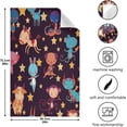thumbnail image 5 of Chinese Zodiac Animals Stars Kitchen Dish Towels Set of 1, Funny Cartoon Washable Tea Towels Dishcloths Lint-Free 18x28 Inch Fast Drying for Kitchen Restaurant Bar Clean, 5 of 7