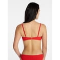 thumbnail image 3 of Time and Tru Women’s and Women's Plus Underwire Eyelet Bikini Top, Sizes XS-3X, 3 of 5