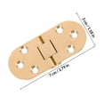 thumbnail image 2 of SKISUNO 1 Set Folding Table Hinges Golden Folding Function for Folding Tables Furniture Accessories, 2 of 6