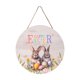 thumbnail image 2 of CaiYueKe Easter Welcome Sign Wooden Door Hanger Spring Home Decor Bunny Wall Art Front Door Decoration Handcrafted Rustic Porch Hanging Ornament Farmhouse Holiday Decor, 2 of 7