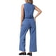 thumbnail image 3 of INSPIRAR CHIC Conjunto de Top y Jeans de Mezclilla para Mujeres, 2 Piezas, L Azul, 3 of 5