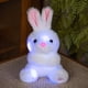 thumbnail image 5 of Conejo de peluche luminoso para niños | Conejito de pelo largo de terciopelo suave con luz LED cálida incorporada | Luz nocturna a pilas para bebés y niños pequeños, ideal como regalo para dormir., 5 of 5