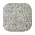 thumbnail image 3 of Broadway Memory Foam No Slip Back 16 x 16 Chair Pad Cushion 2 Pack - Black-White, 3 of 7