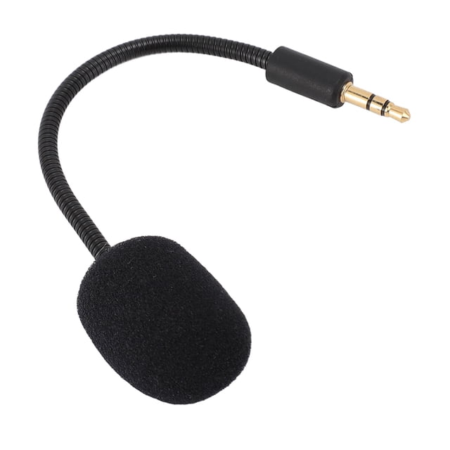 Micrófono Para Auriculares Para Juegos, Reemplazo De Micrófono Con Enchufe Chapado En Oro Profesional Conector De 3,5 Mm Omnidireccional Desmontable Para Accesorios Para
