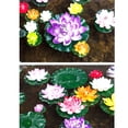thumbnail image 2 of WORGEOUS 6-Piece Artificial Succulent Plants and Water Lily with Hydrangea for Home Tabletop Decoration, 2 of 8