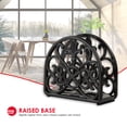 thumbnail image 4 of Home Basics Cast Iron Fleur De Lis Napkin Holder, Black, 4 of 8
