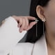 thumbnail image 4 of Qarigey 1 par de pendientes de aleación para mujer, pendientes de moda, hermosa decoración para novia, joyería femenina para niñas, Ropa, zapatos y accesorios Miscelánea, 4 of 6
