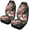 Pink Black, variant on Cow Print Car Seat Covers Set of 2,Rustic Spotted Milk Cow Fur Texture Black Cowhide Universal Auto Front Seat Protector for Women Cute Animal Skin Pattern Car Accessories Fit for Car Truck